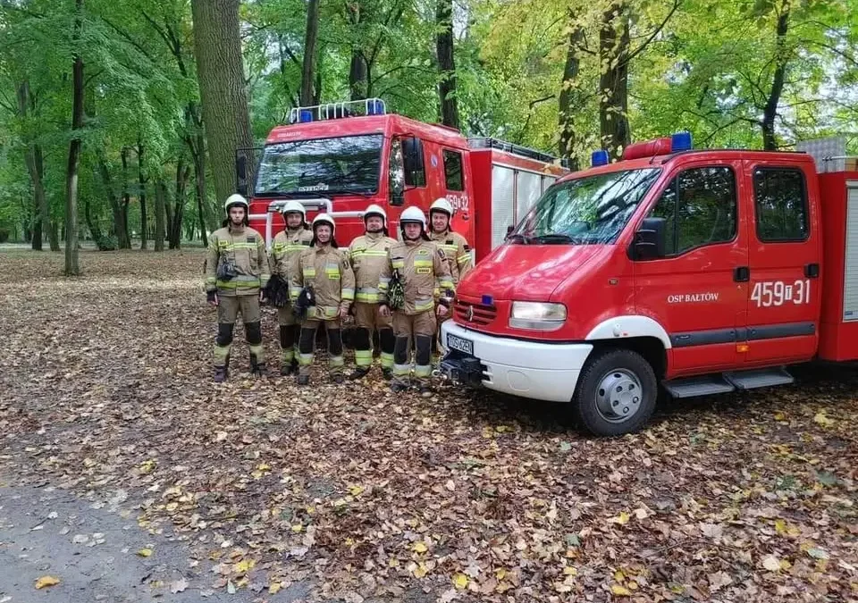 Burze nad gminą Bałtów: strażacy interweniowali czterokrotnie
