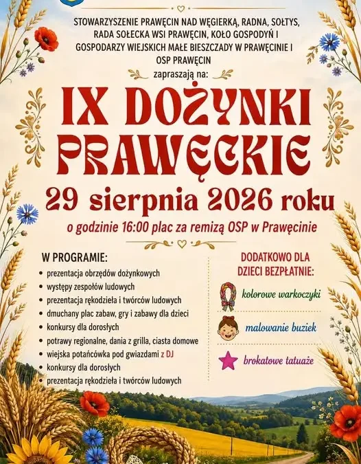 IX Dożynki Prawęckie – święto plonów w gminie Kunów