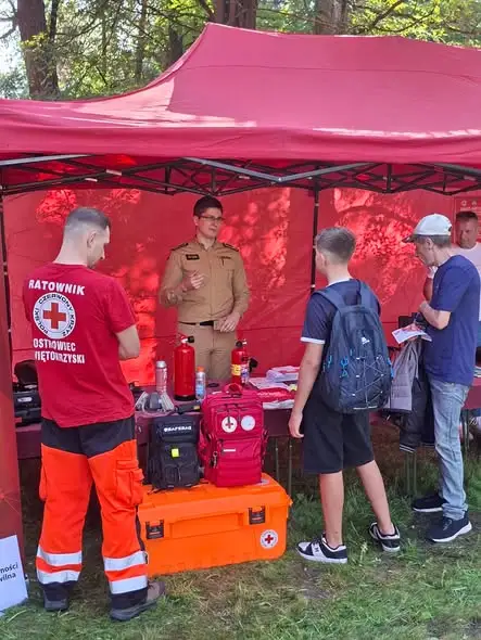 Trening alarmowania i pierwszej pomocy w Ostrowcu Świętokrzyskim