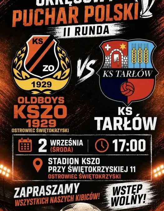 Pucharowe starcie Oldboys KSZO z KS Tarłów już 2 września