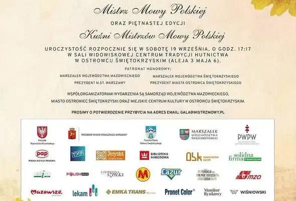 Ostrowiec Świętokrzyski gospodarzem wielkiego finału „Mistrza Mowy Polskiej”