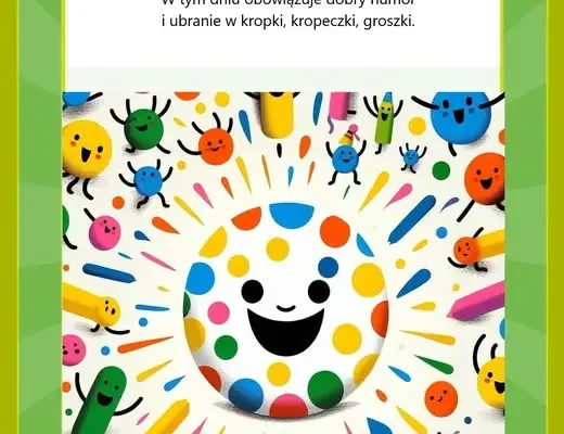 Dzień Kropki w szkole – 15 września uczniowie ubiorą się w kropki