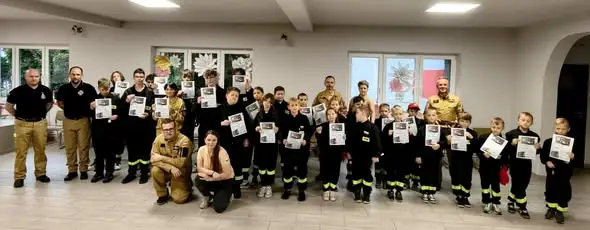 Strażacy Jutra: DDP i MDP z Kunowa szkolili się z pierwszej pomocy i rywalizowali w zawodach
