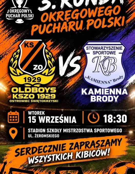 Oldboys KSZO 1929 zagra z Kamienną Brody w Okręgowym Pucharze Polski