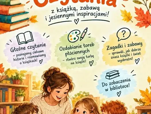 Dzień Głośnego Czytania w Borii – zaproszenie na jesienne popołudnie z książką