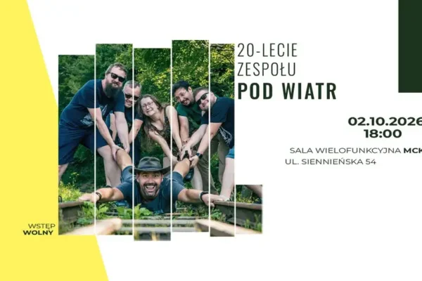 20 lat zespołu POD WIATR – jubileuszowy koncert w Ostrowcu Świętokrzyskim