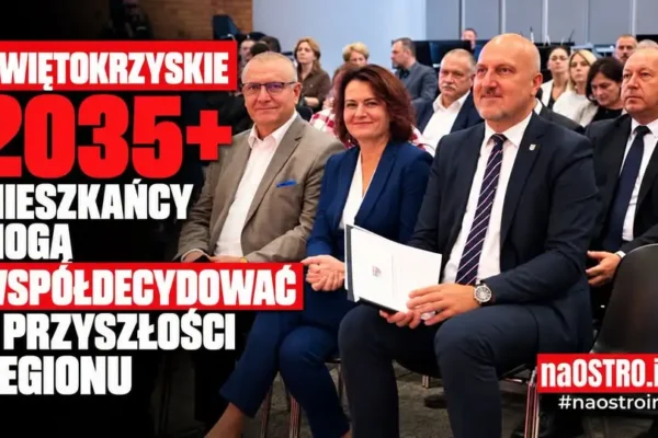 Świętokrzyskie 2035+: mieszkańcy mogą współdecydować o przyszłości regionu