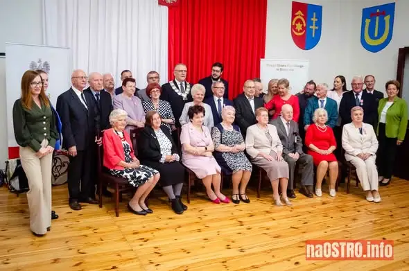 Złote i Diamentowe Gody w Kunowie – 10 par świętowało 50. i 60. rocznicę ślubu