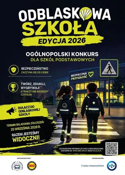 Dzielnicowy uczył najmłodszych, jak bezpiecznie nosić odblaski