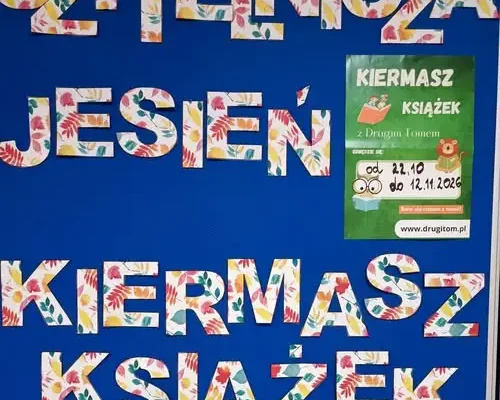Jesienny Kiermasz Książek w szkole na ul. Szkolnej – start już 26 października