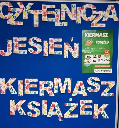 Jesienny Kiermasz Książek w szkole na ul. Szkolnej – start już 26 października