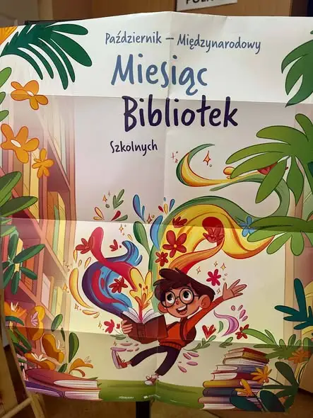 Klasa 2 z PSP 10 w Ostrowcu Świętokrzyskim na warsztatach z książką „Łoś i biblioteka na kółkach”