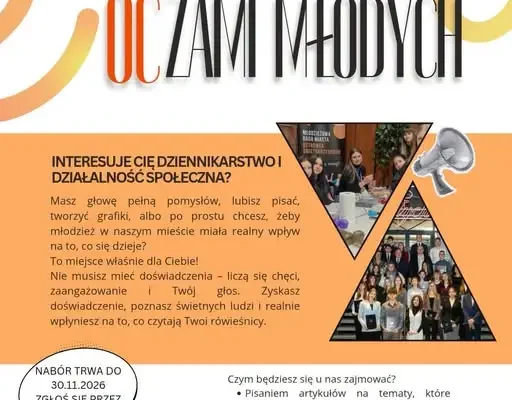 Młodzieżowa Rada Miasta Ostrowca Świętokrzyskiego szuka młodych dziennikarzy
